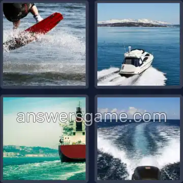 4 Images 1 Mot 7 lettres SILLAGE