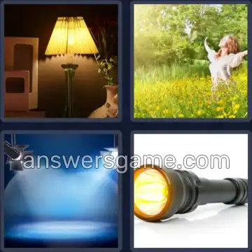 4 Images 1 Mot 7 lettres LUMIERE