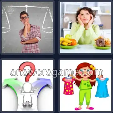 4 Images 1 Mot 7 lettres DECIDER