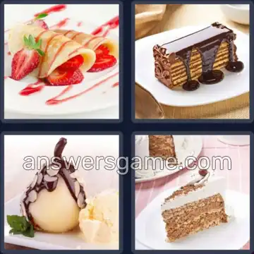 4 Images 1 Mot 7 lettres DESSERT