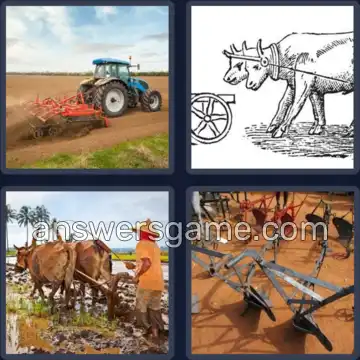 4 Images 1 Mot 7 lettres CHARRUE