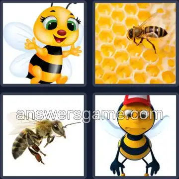 4 Images 1 Mot 7 lettres ABEILLE
