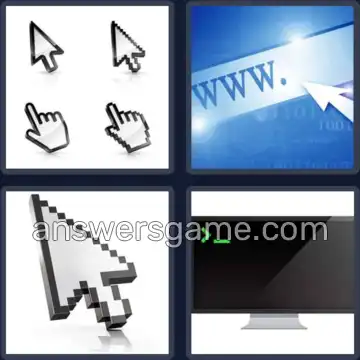 4 Images 1 Mot 7 lettres CURSEUR