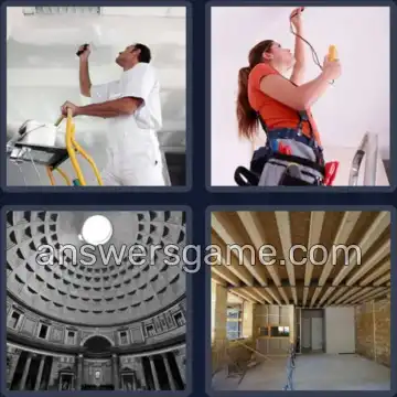 4 Images 1 Mot 7 lettres PLAFOND