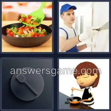 4 Images 1 Mot 7 lettres SPATULE