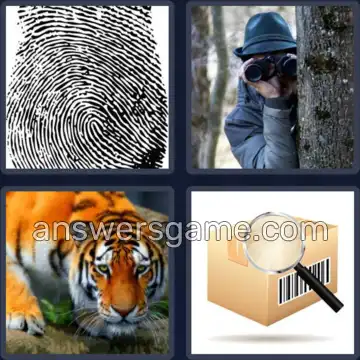 4 Images 1 Mot 7 lettres TRAQUER