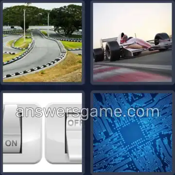 4 Images 1 Mot 7 lettres CIRCUIT