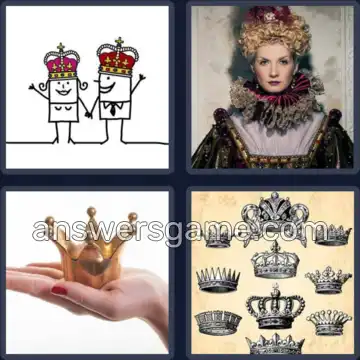 4 Images 1 Mot 7 lettres ROYAUTE