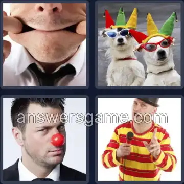 4 Images 1 Mot 7 lettres COMIQUE