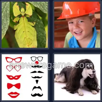 4 Images 1 Mot 7 lettres DEGUISE