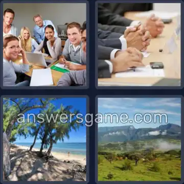 4 Images 1 Mot 7 lettres REUNION