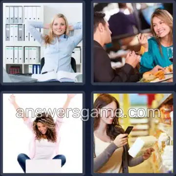 4 Images 1 Mot 7 lettres CONTENT