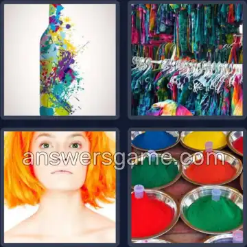 4 Images 1 Mot 8 lettres TEINTURE