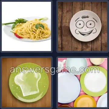 4 Images 1 Mot 8 lettres ASSIETTE