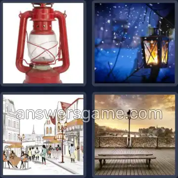 4 Images 1 Mot 8 lettres LANTERNE