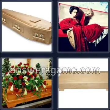 4 Images 1 Mot 8 lettres CERCUEIL