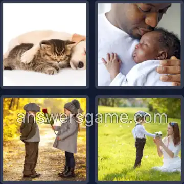 4 Images 1 Mot 8 lettres CHARMANT