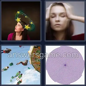 4 Images 1 Mot 8 lettres VERTIGES