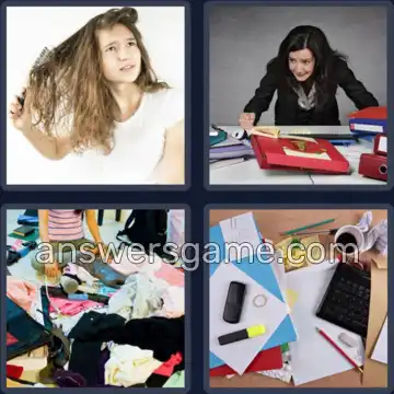 4 Images 1 Mot 8 lettres DESORDRE