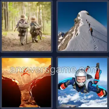 4 Images 1 Mot 8 lettres AVENTURE