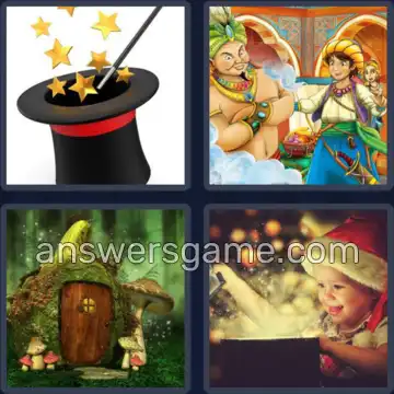 4 Images 1 Mot 8 lettres ENCHANTE