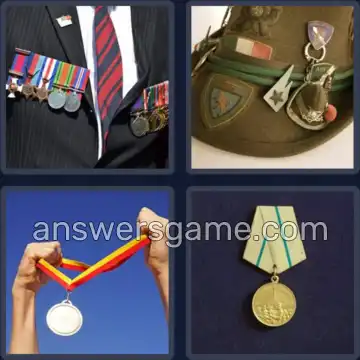 4 Images 1 Mot 8 lettres MEDAILLE