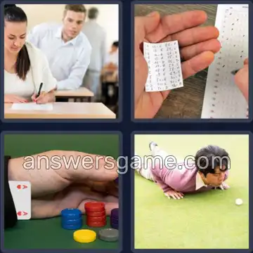 4 Images 1 Mot 8 lettres TRICHEUR