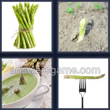 4 Images 1 Mot 8 lettres ASPERGES