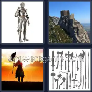 4 Images 1 Mot 8 lettres MEDIEVAL
