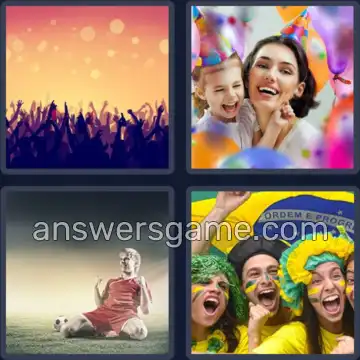 4 Images 1 Mot 8 lettres CELEBRER