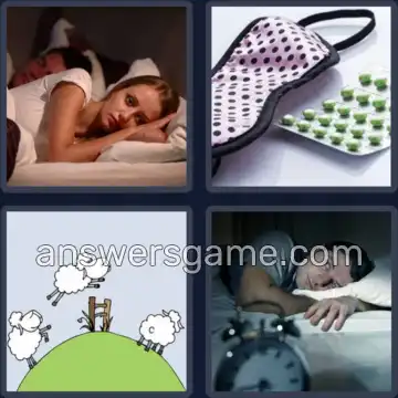 4 Images 1 Mot 8 lettres INSOMNIE