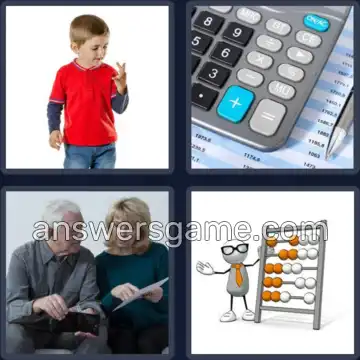 4 Images 1 Mot 8 lettres CALCULER