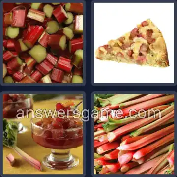 4 Images 1 Mot 8 lettres RHUBARBE