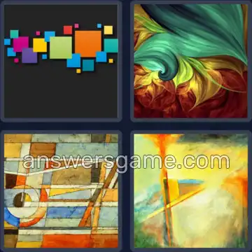 4 Images 1 Mot 8 lettres ABSTRAIT