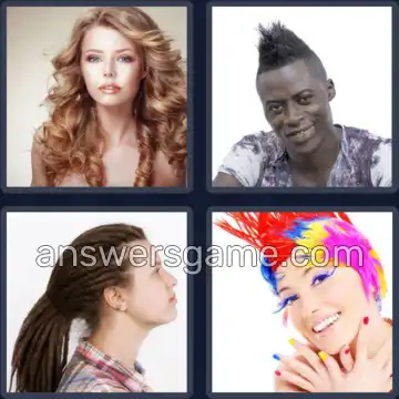 4 Images 1 Mot 8 lettres COIFFURE