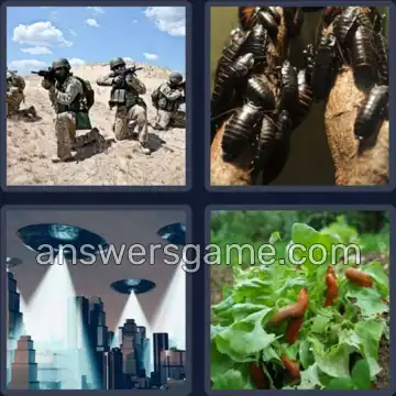 4 Images 1 Mot 8 lettres INVASION