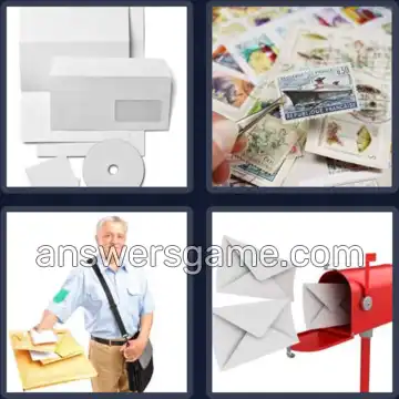 4 Images 1 Mot 8 lettres COURRIER