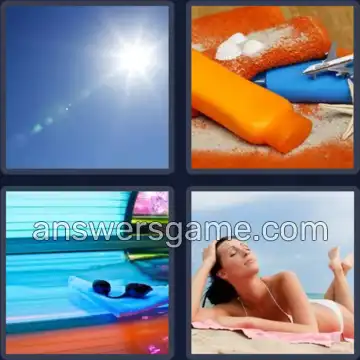 4 Images 1 Mot 8 lettres BRONZAGE