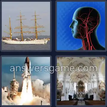 4 Images 1 Mot 8 lettres VAISSEAU