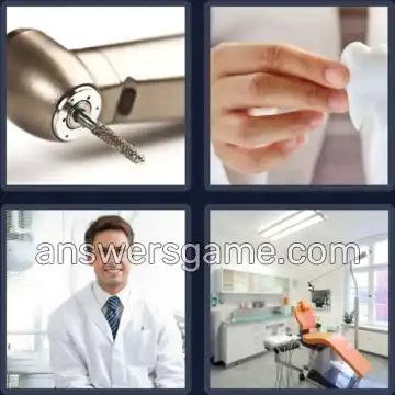 4 Images 1 Mot 8 lettres DENTISTE