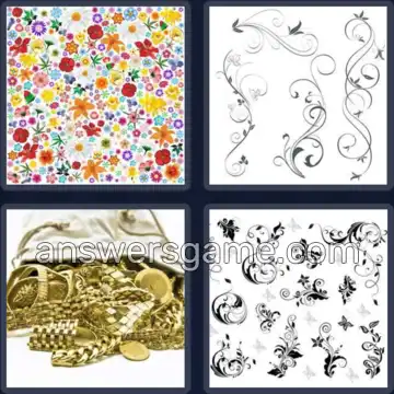 4 Images 1 Mot 8 lettres ORNEMENT