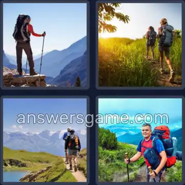 4 Images 1 Mot 8 lettres TREKKING