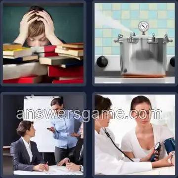 4 Images 1 Mot 8 lettres PRESSION