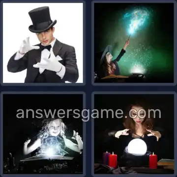 4 Images 1 Mot 8 lettres CONJURER