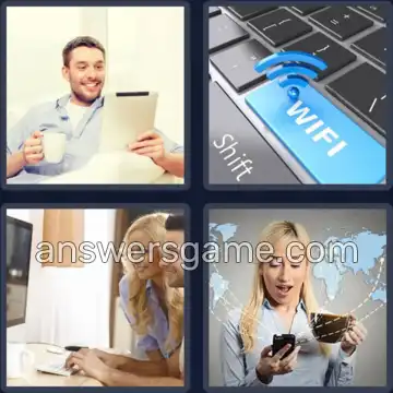 4 Images 1 Mot 8 lettres INTERNET