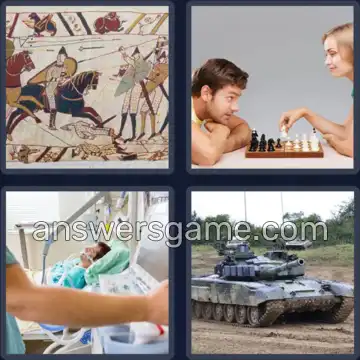 4 Images 1 Mot 8 lettres BATAILLE