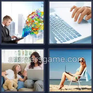 4 Images 1 Mot 8 lettres PORTABLE