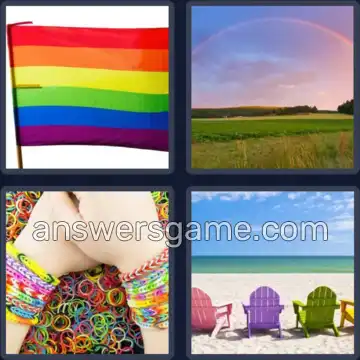 4 Images 1 Mot 8 lettres COULEURS