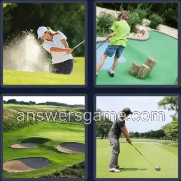 4 Images 1 Mot 8 lettres GOLFEURS