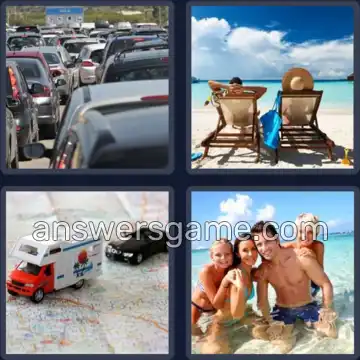 4 Images 1 Mot 8 lettres VACANCES